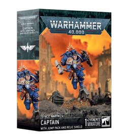 Games Workshop Warhammer 40k: Space Marines - Captain with Jump Pack and Relic Shield