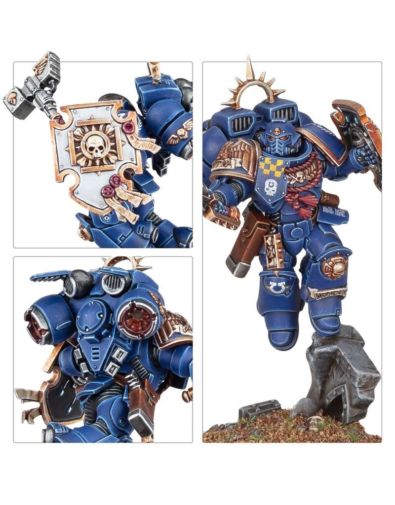 Games Workshop Warhammer 40k: Space Marines - Captain with Jump Pack and Relic Shield