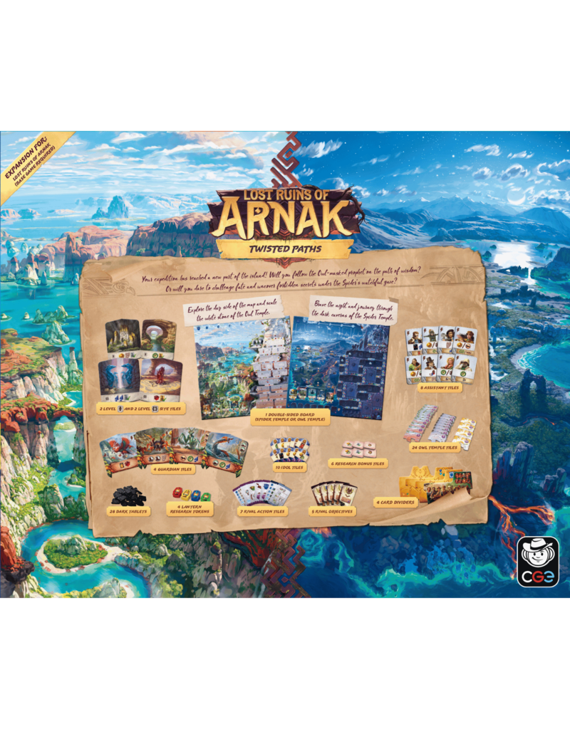CGE Lost Ruins of Arnak: Twisted Paths Expansion