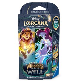 Ravensburger Disney Lorcana: Whispers in the Well - Megara & Simba: Amber & Emerald Starter Deck
