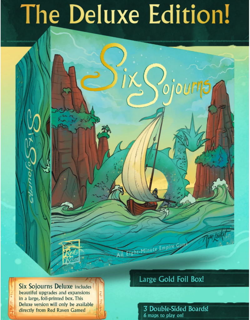 Red Raven Games Six Sojourns: Gamefound Deluxe Edition