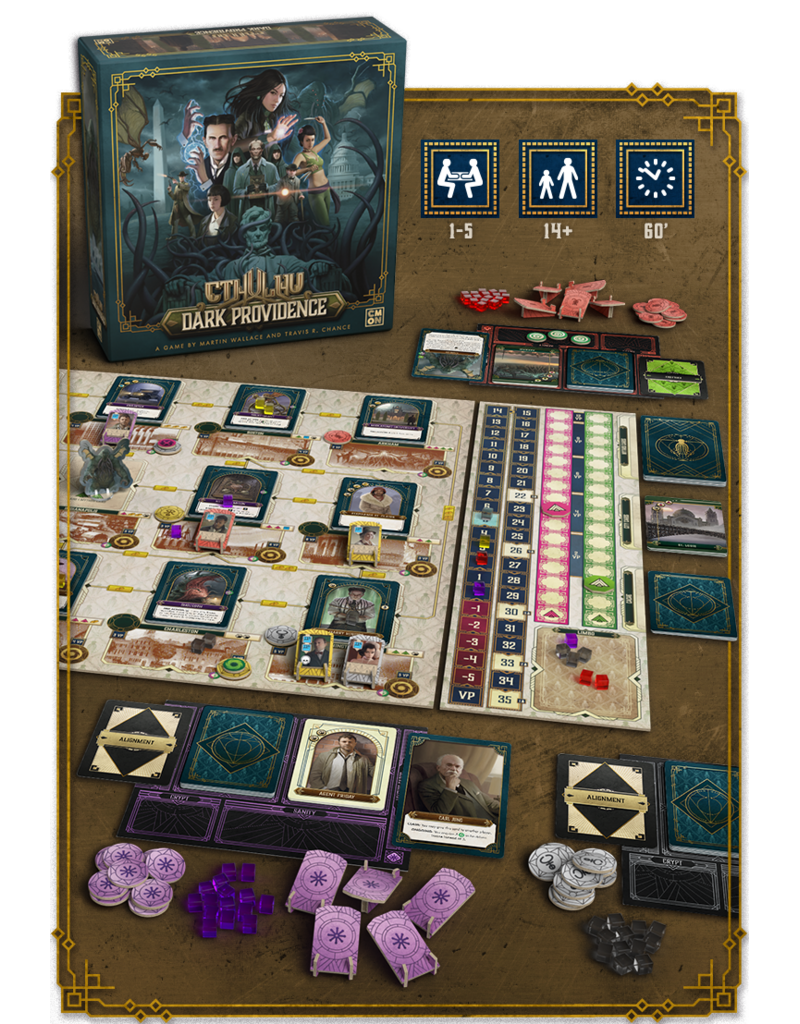 CMON Cthulhu: Dark Providence (CMON Preorder edition w/ Exclusives)