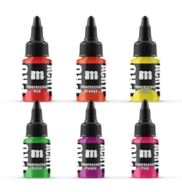 Monument Hobbies Pro Acryl: Paint Set - Fluorescents