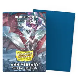 Arcane Tinmen Dragon Shield: Matte Cobalt & Silver (100)