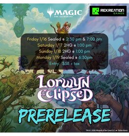 Wizards of the Coast MTG Lorwyn Eclipsed Sealed Prerelease Event Entry - Friday 2:30pm 1/16