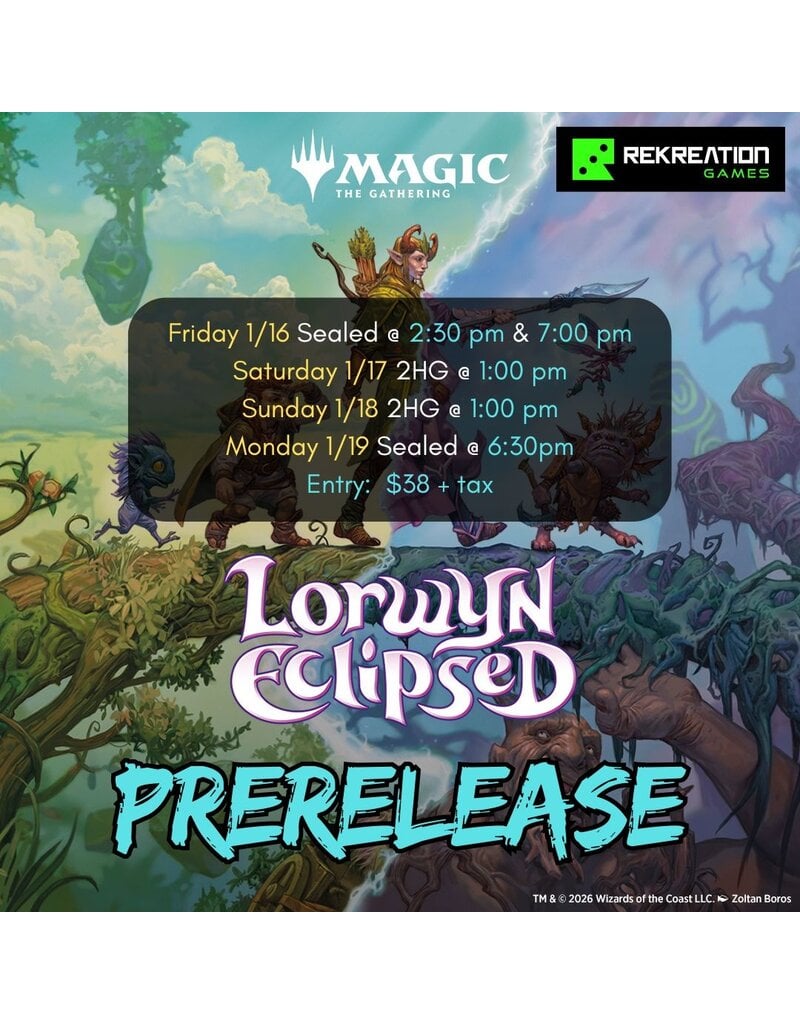 Wizards of the Coast MTG Lorwyn Eclipsed 2-Headed Giant Prerelease Event Entry - Sunday 1:00pm 1/18