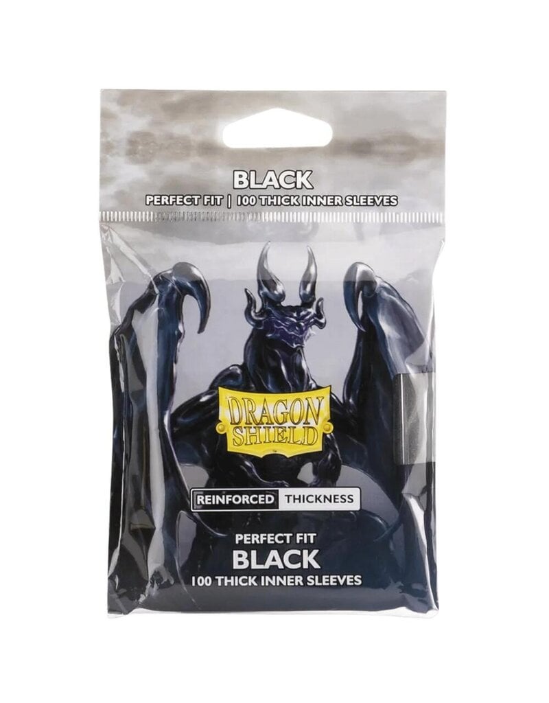 Arcane Tinmen Dragon Shield Perfect Fit Standard: Thick Inner Sleeves - Black