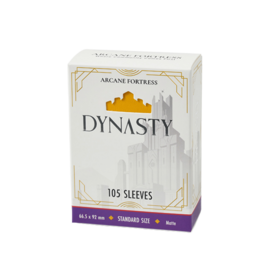 Arcane Fortress Dynasty Collection Sleeves - Matte Sun Gold (105ct)
