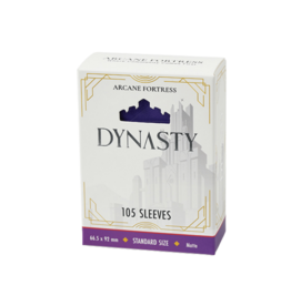 Arcane Fortress Dynasty Collection Sleeves - Matte Royal Purple (105ct)