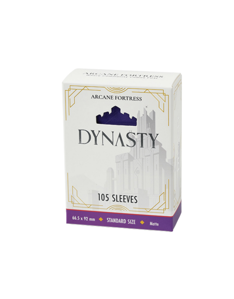Arcane Fortress Dynasty Collection Sleeves - Matte Royal Purple (105ct)
