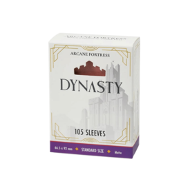 Arcane Fortress Dynasty Collection Sleeves - Matte Rose Pink (105ct)