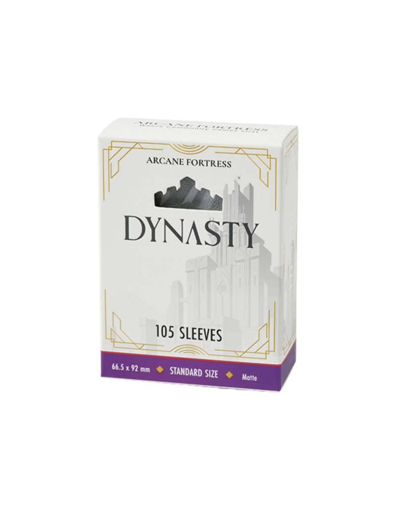 Arcane Fortress Dynasty Collection Sleeves - Matte Frosted Silver (105ct)