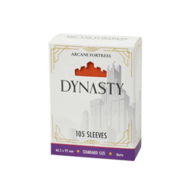 Arcane Fortress Dynasty Collection Sleeves - Matte Fire Orange (105ct)