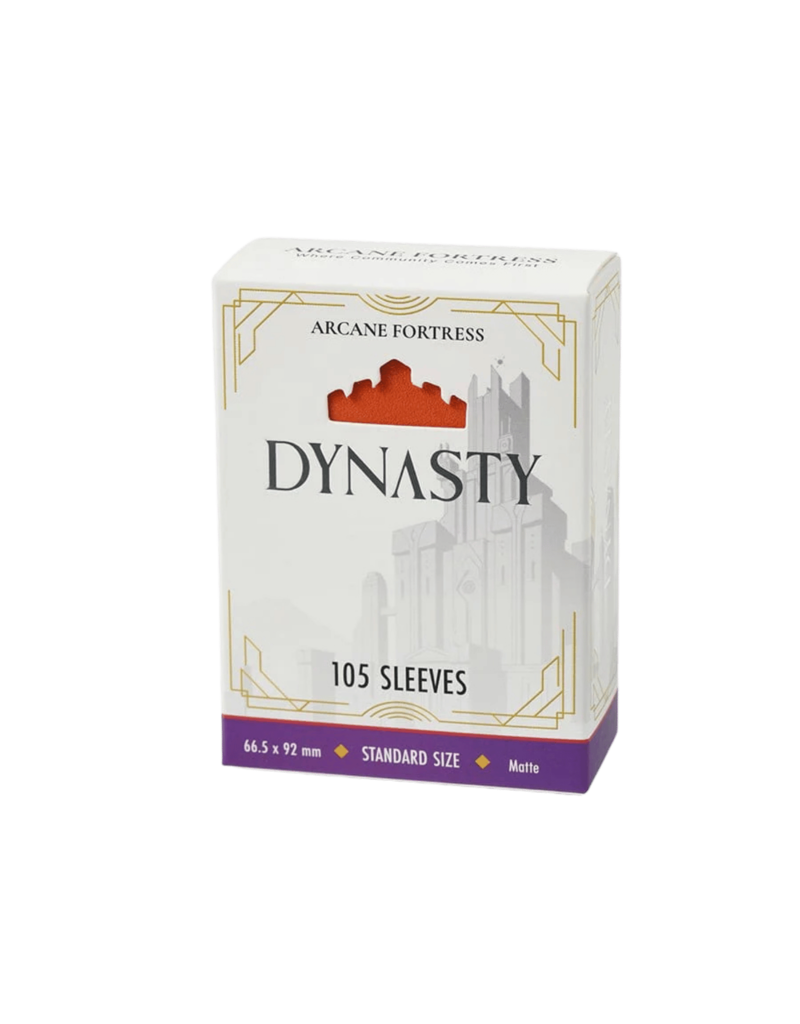 Arcane Fortress Dynasty Collection Sleeves - Matte Fire Orange (105ct)