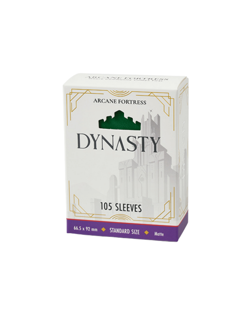 Arcane Fortress Dynasty Collection Sleeves - Matte Forest Green (105ct)