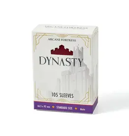 Arcane Fortress Dynasty Collection Sleeves - Matte Dark Ruby (105ct)
