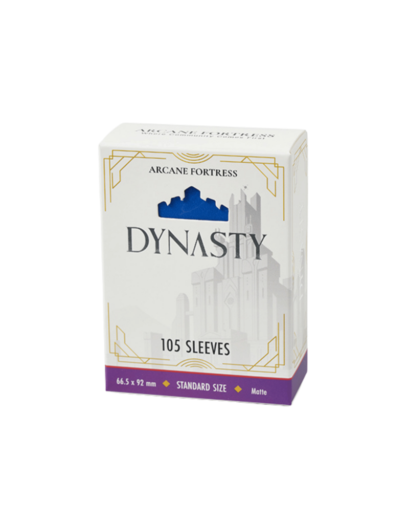 Arcane Fortress Dynasty Collection Sleeves - Matte Deep Blue (105ct)