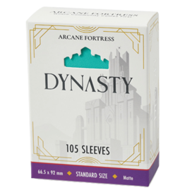 Arcane Fortress Dynasty Collection Sleeves - Matte Aqua Blue (105ct)