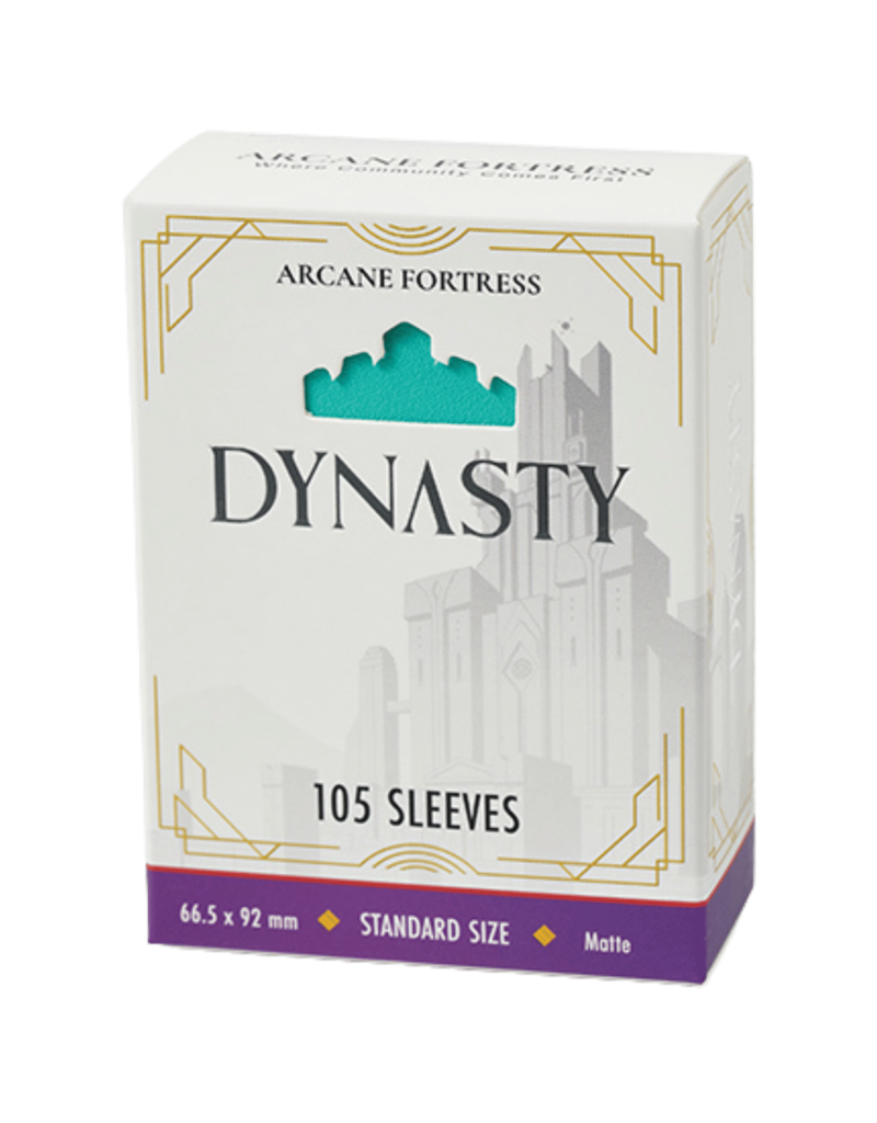 Arcane Fortress Dynasty Collection Sleeves - Matte Aqua Blue (105ct)