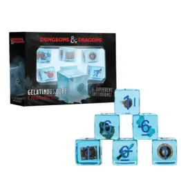 FanRoll by Metallic Dice Games D&D: Gelatinous Cube - 6 Piece D6 Dice Set