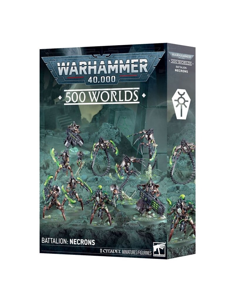 Games Workshop Warhammer 40k: 500 Worlds Battalion: Necrons