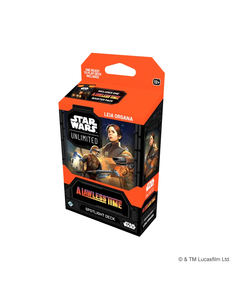 Fantasy Flight Games Star Wars: Unlimited - A Lawless Time: Spotlight Deck - Leia Organa (Pre-Order)