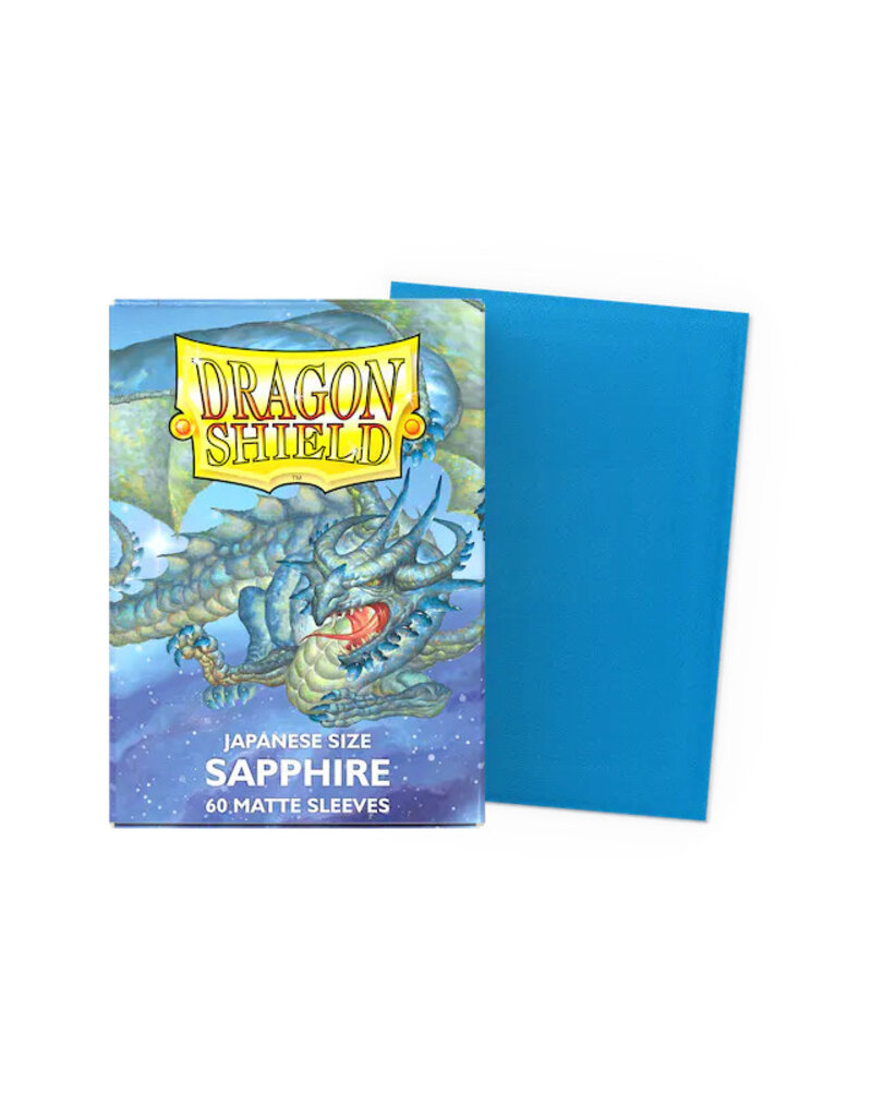 Arcane Tinmen Dragon Shield Japanese - Matte Sapphire (60 ct)