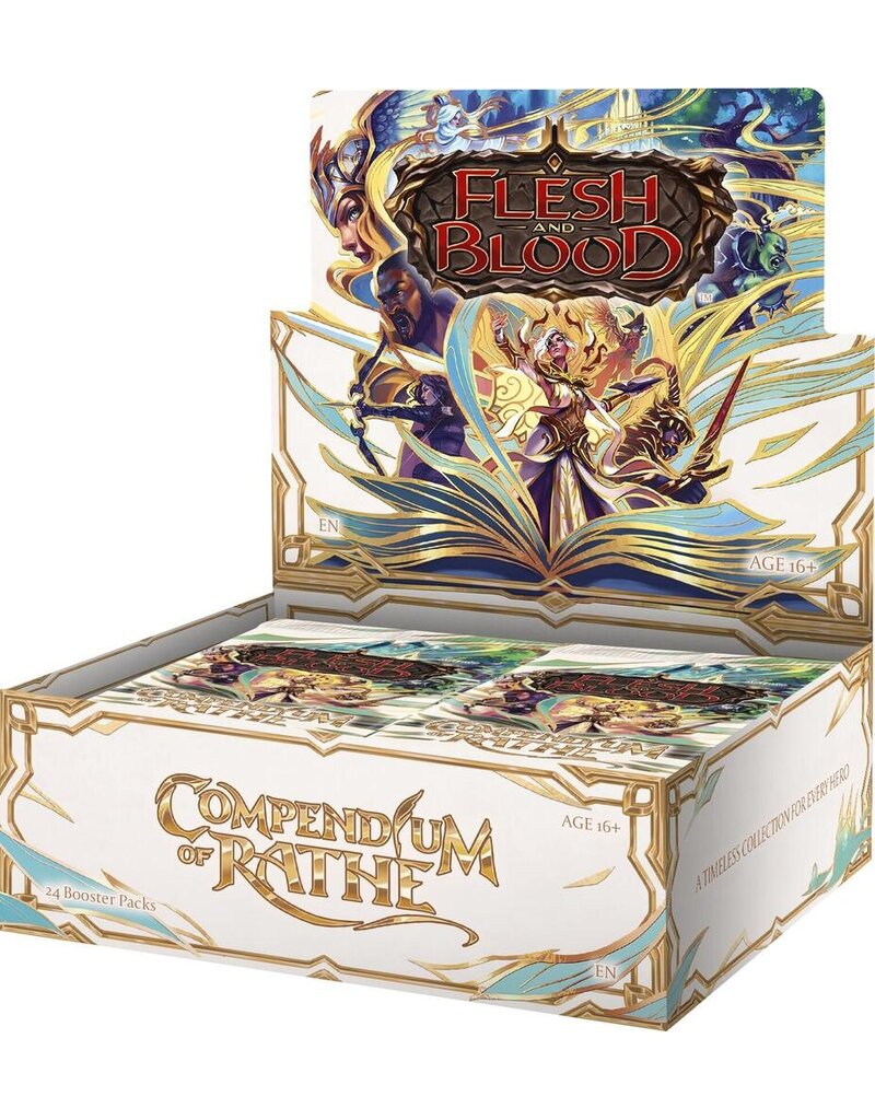 Legend Story Studios Flesh & Blood TCG: Compendium of Rathe Booster Box