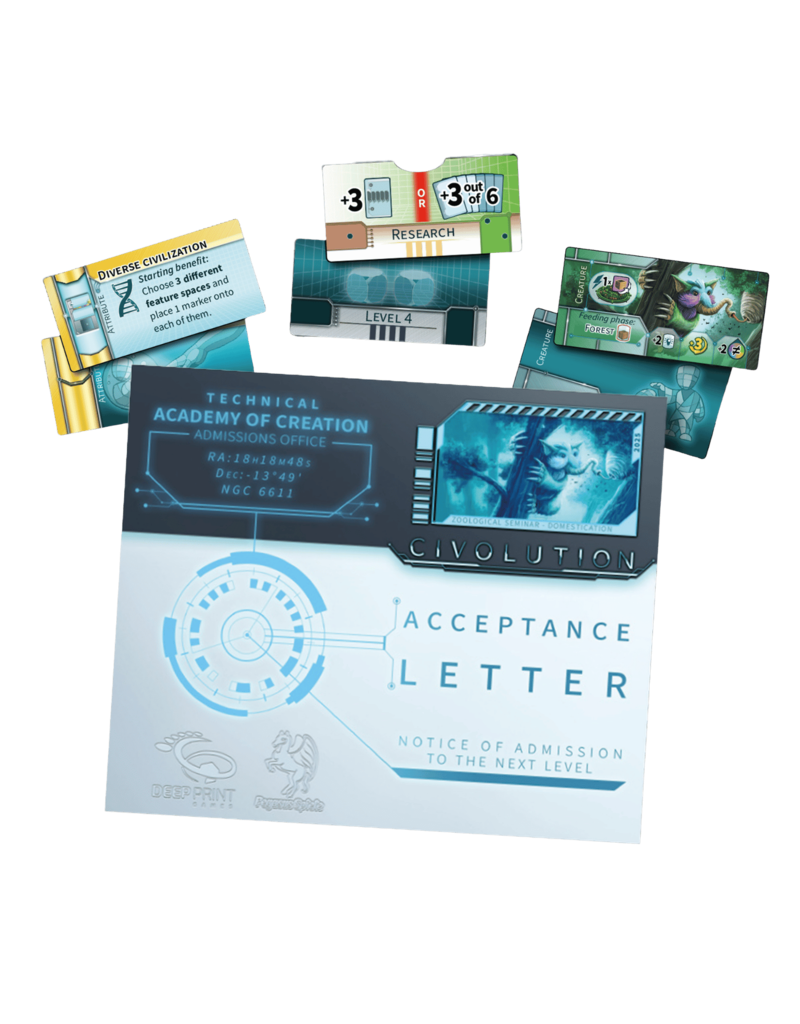 Pegasus Spiele Civolution: Acceptance Letter Expansion