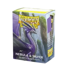 Arcane Tinmen Dragon Shield: Matte Dual Nebula & Silver (100)
