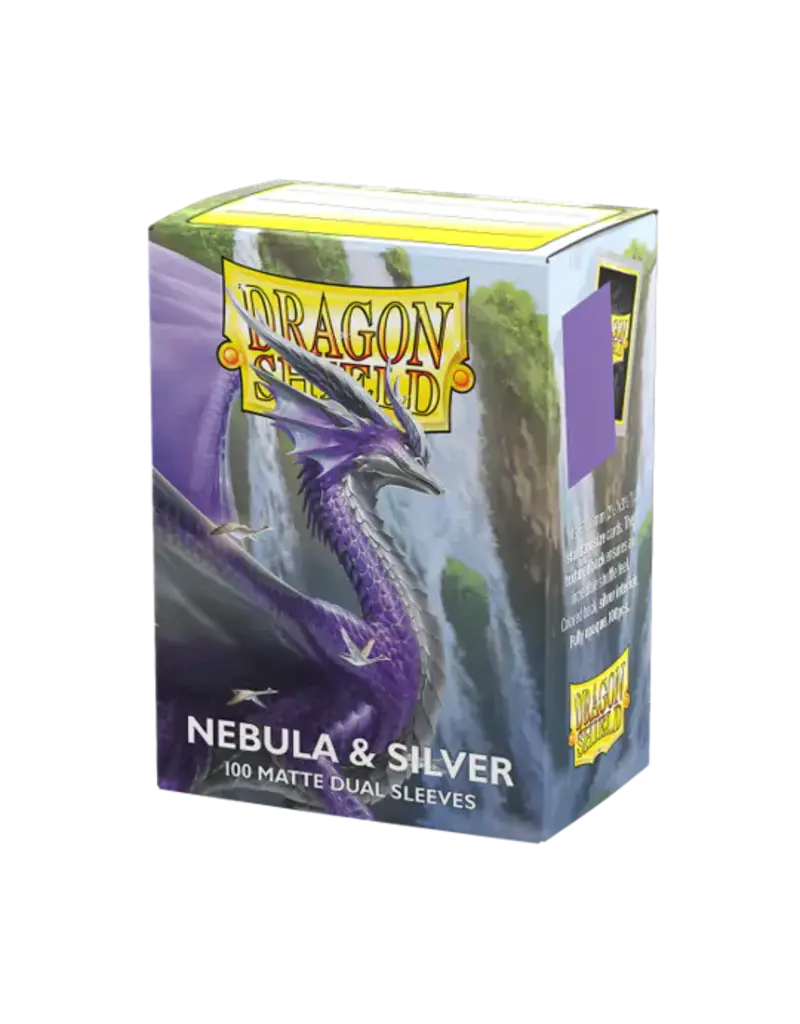 Arcane Tinmen Dragon Shield: Matte Dual Nebula & Silver (100)