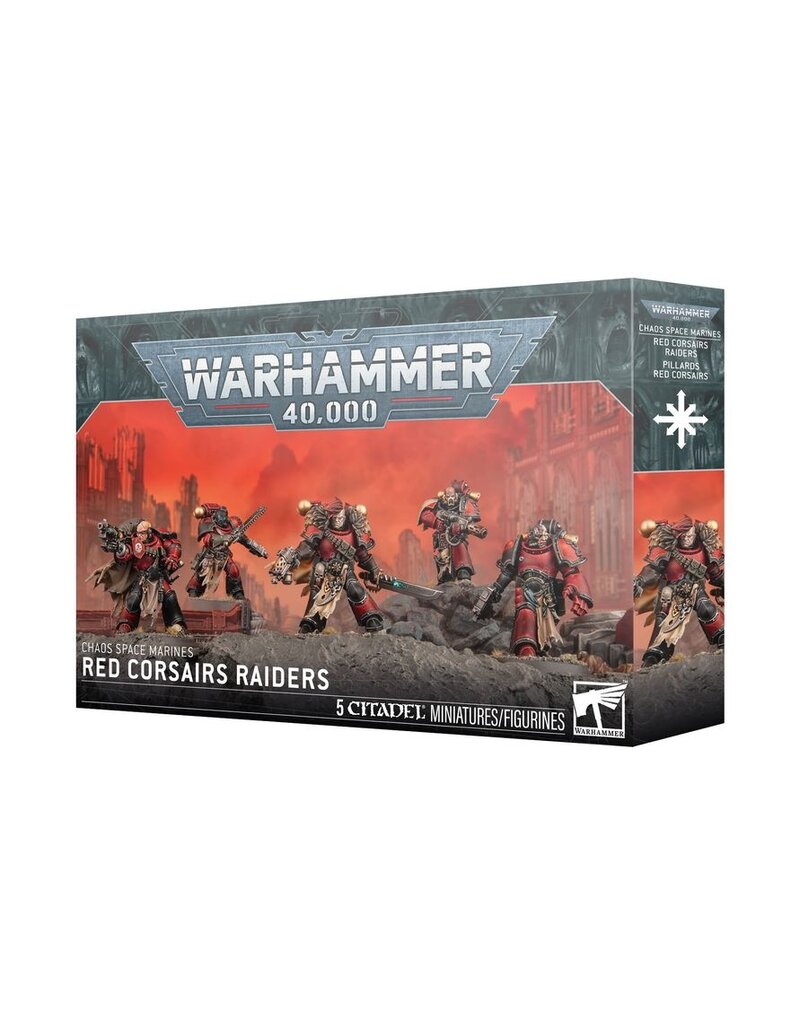Games Workshop Warhammer 40K: Chaos Space Marines - Red Corsair Raiders