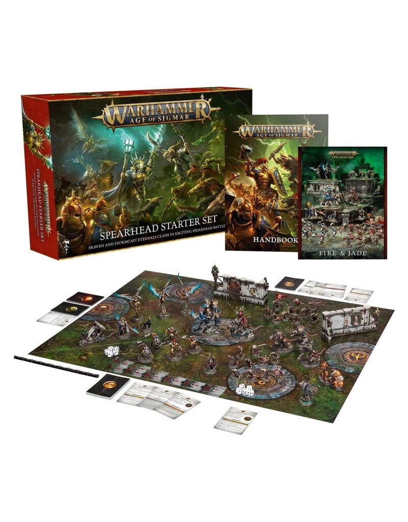Games Workshop Warhammer Age of Sigmar: Spearhead Starter Set- Skaven & Stormcast