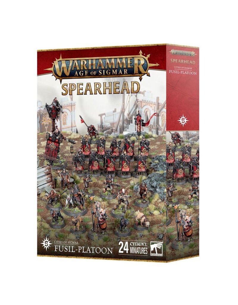 Games Workshop Warhammer Age of Sigmar: Spearhead- Cities of Sigmar Fusil-Platoon