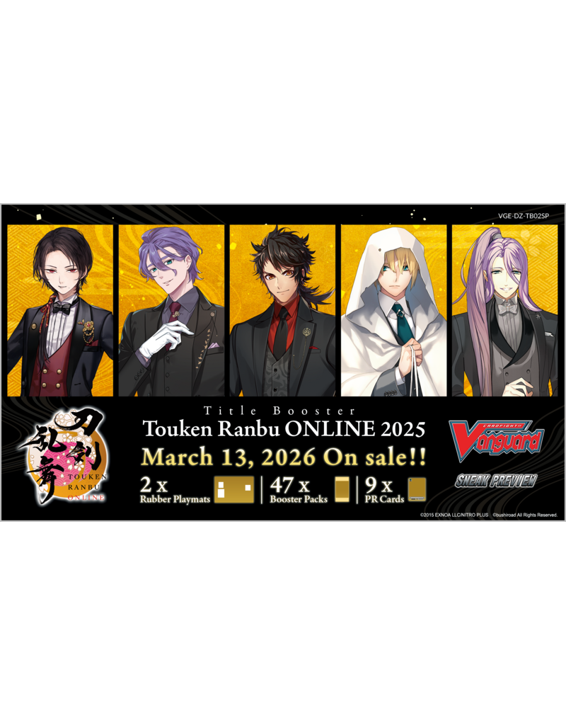 Bushiroad Cardfight Vanguard: Touken Ranbu ONLINE 2025 Title Booster Box