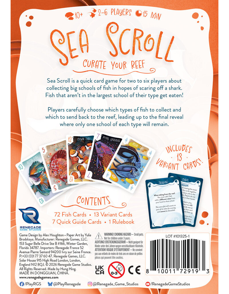 Renegade Game Studios Sea Scroll