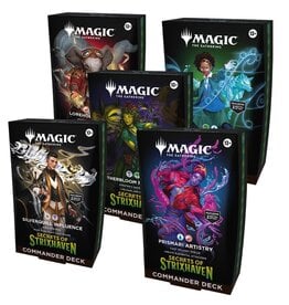 MTG: Secrets of Strixhaven Commander Deck Display (Set of 5) (Preorder)
