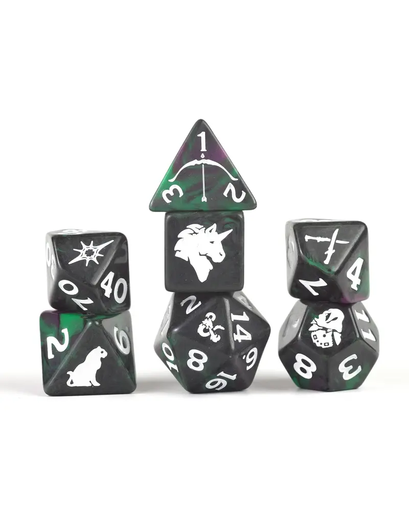 Wizards of the Coast D&D Adventure Dice Set: Legend of Drizzt