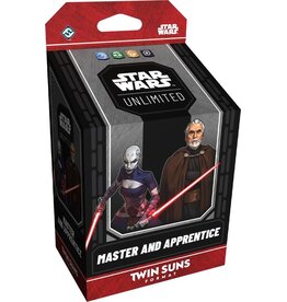 Fantasy Flight Games Star Wars Unlimited: 2026 Twin Suns Deck - Master and Apprentice