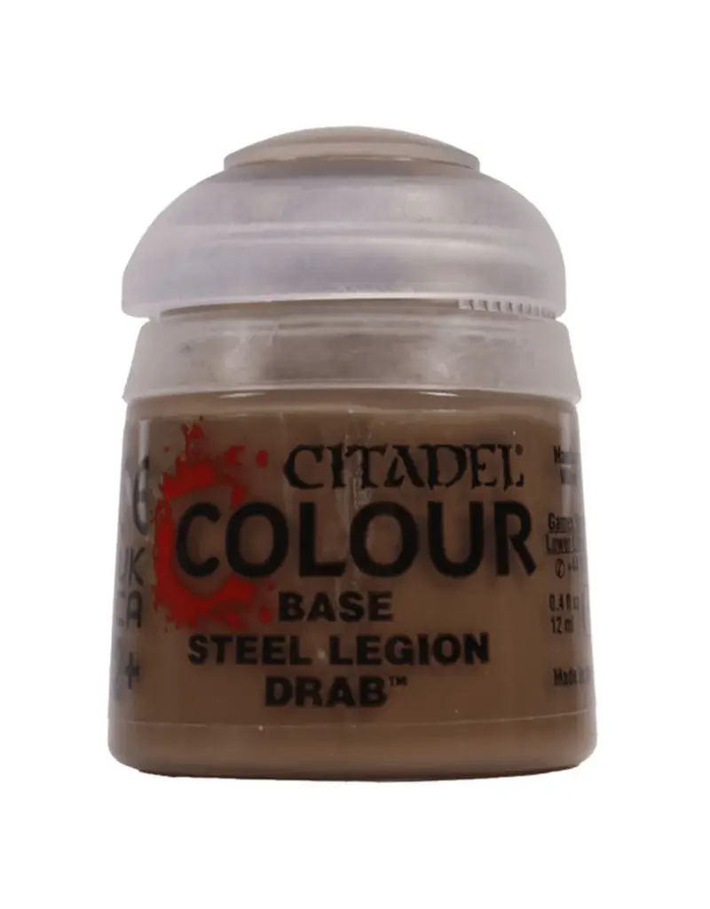 Games Workshop Warhammer Colour: Base- Steel Legion Drab