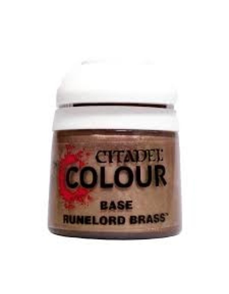 Games Workshop Warhammer Colour: Base- Runelord Brass