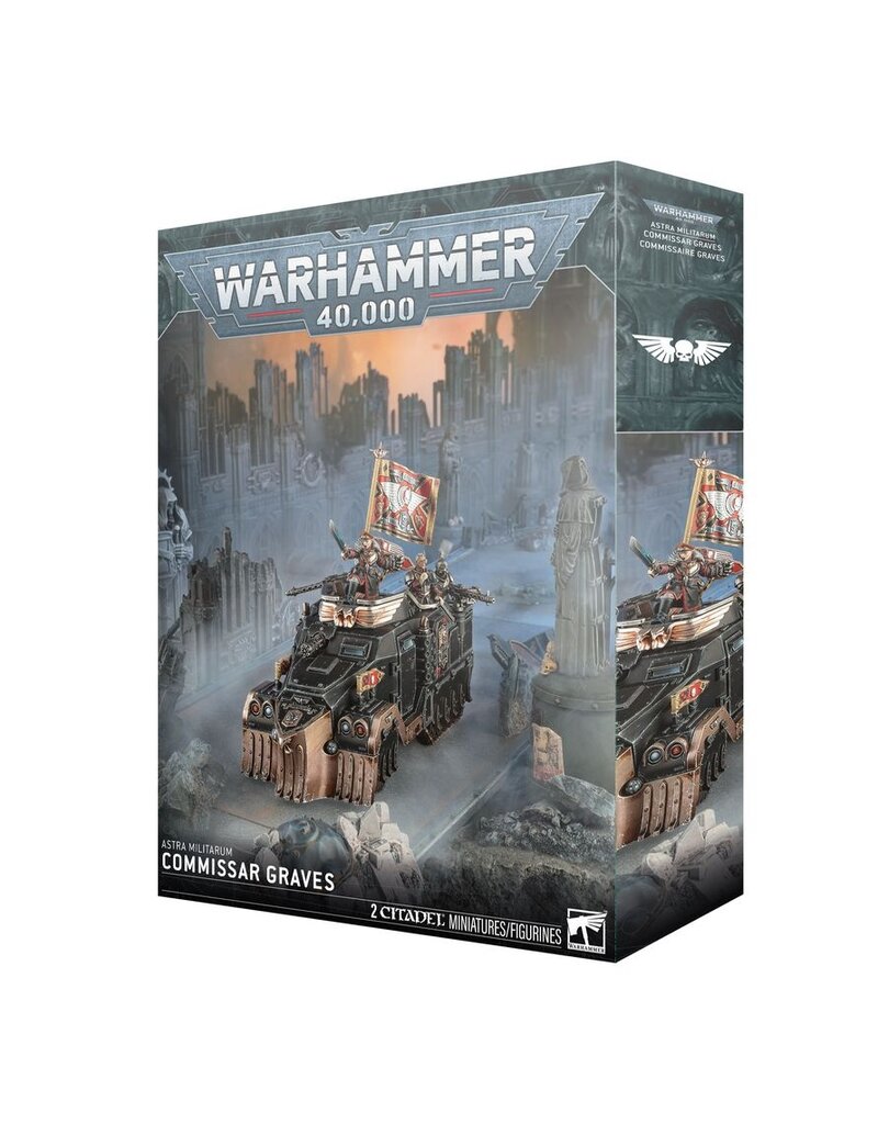 Games Workshop Warhammer 40k: Astra Militarium - Armageddon Commissar Graves