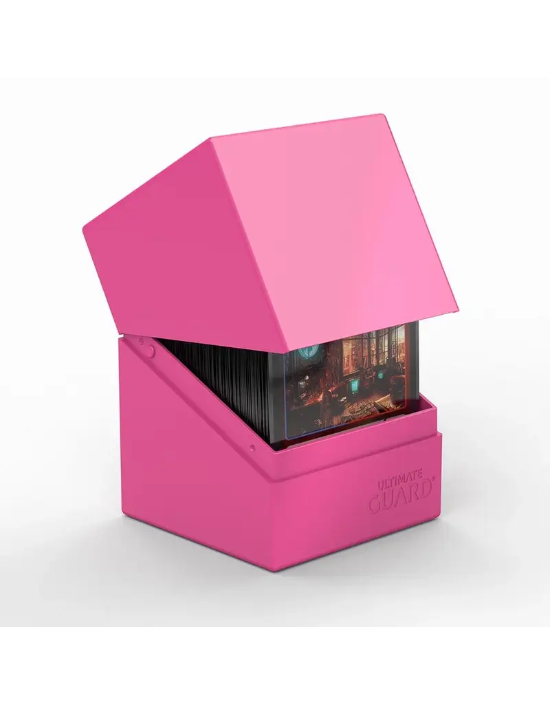 Ultimate Guard Boulder 100+ Solid Neon Pink