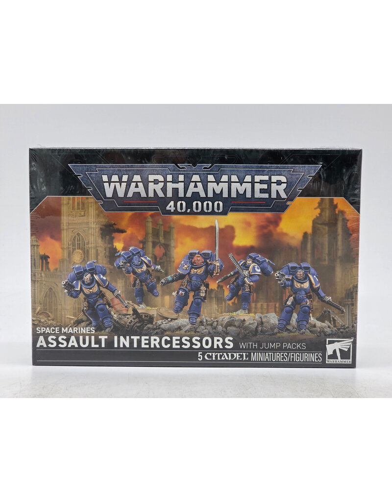 Games Workshop Warhammer 40k: Space Marines- Assault Intercessors w/ Jump Packs