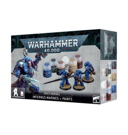 Games Workshop Warhammer 40K: Space Marines - Infernus Marines + Paints