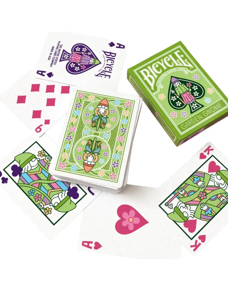 Bicycle Bicycle Garden Gnome Playing Cards