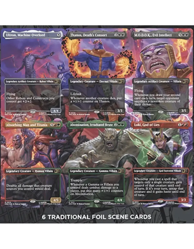MTG: Marvel Super Heroes Villains Unleashed Scene Box