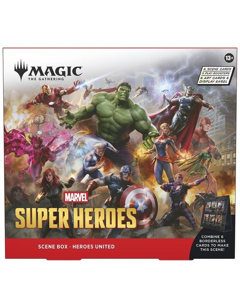 MTG: Marvel Super Heroes Heroes United Scene Box