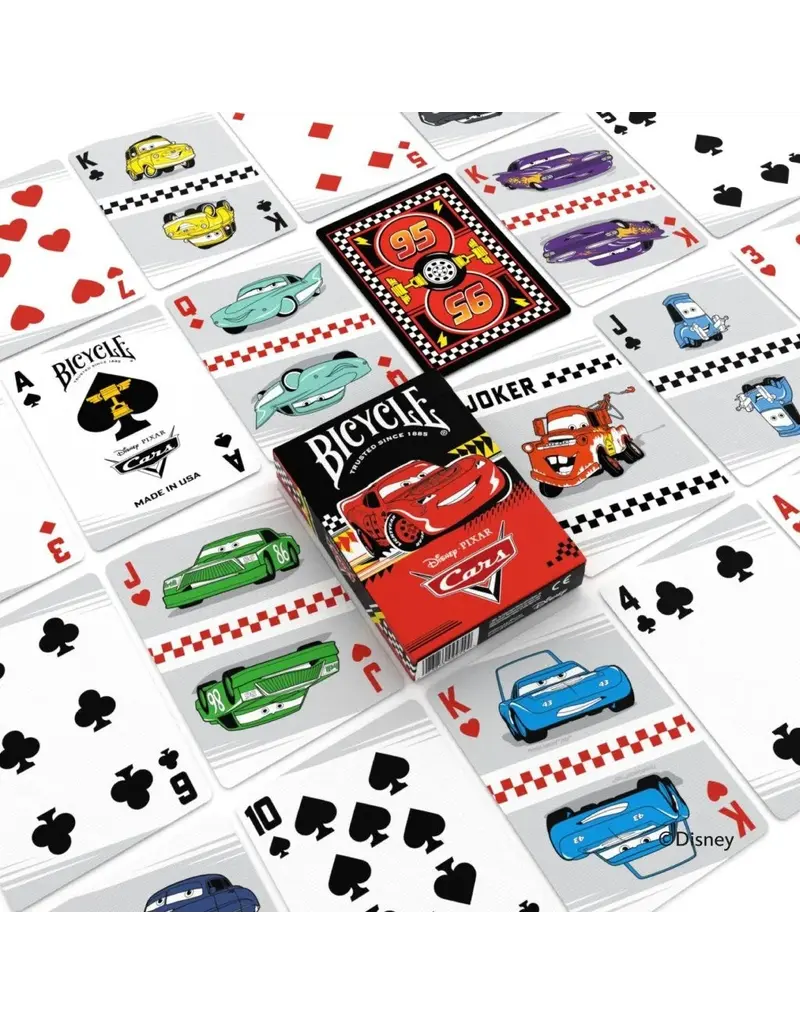 Bicycle Bicycle Disney Cars Playing Cards
