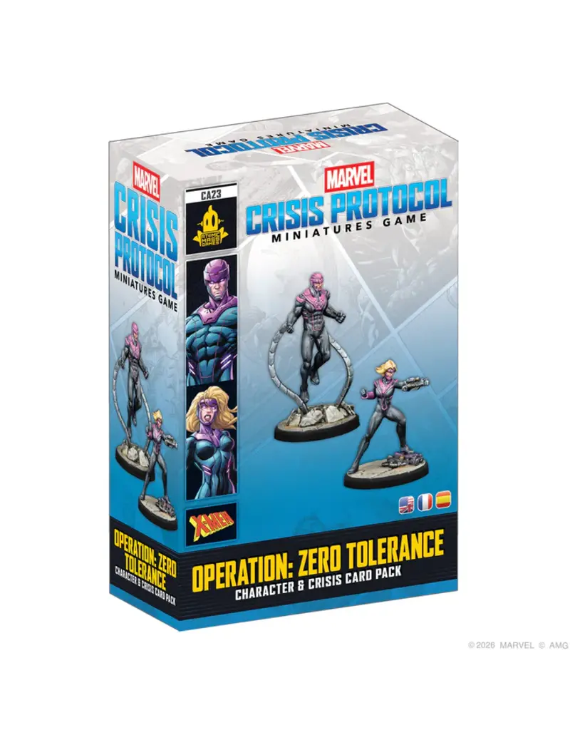 Atomic Mass Games Marvel Crisis Protocol- Operation: Zero Tolerance Character/Crisis Card Pack